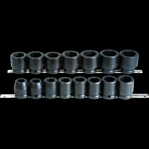 PROTO® 3/4" DRIVE 15 PIECE IMPACT SOCKET SET - 6 POINT 3/4" to 1-5/8" J73105 USA