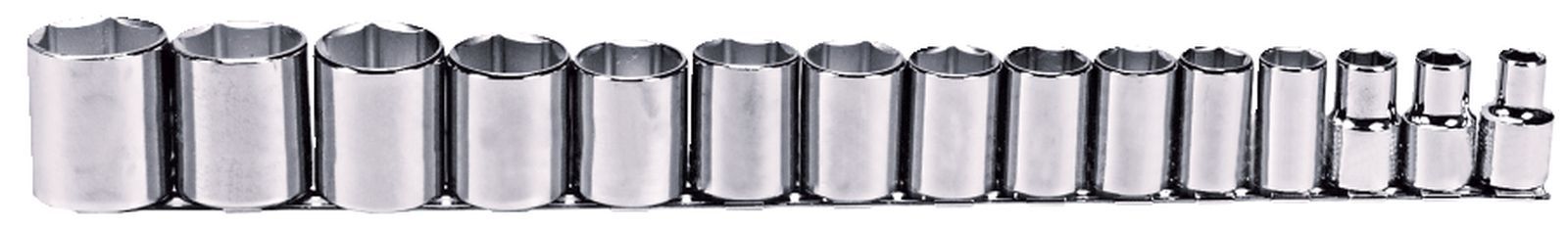 Proto® 54110 1/2" Drive 15 Piece Socket Set - 6 Point 3/8"to 1-1/4" Made in USA