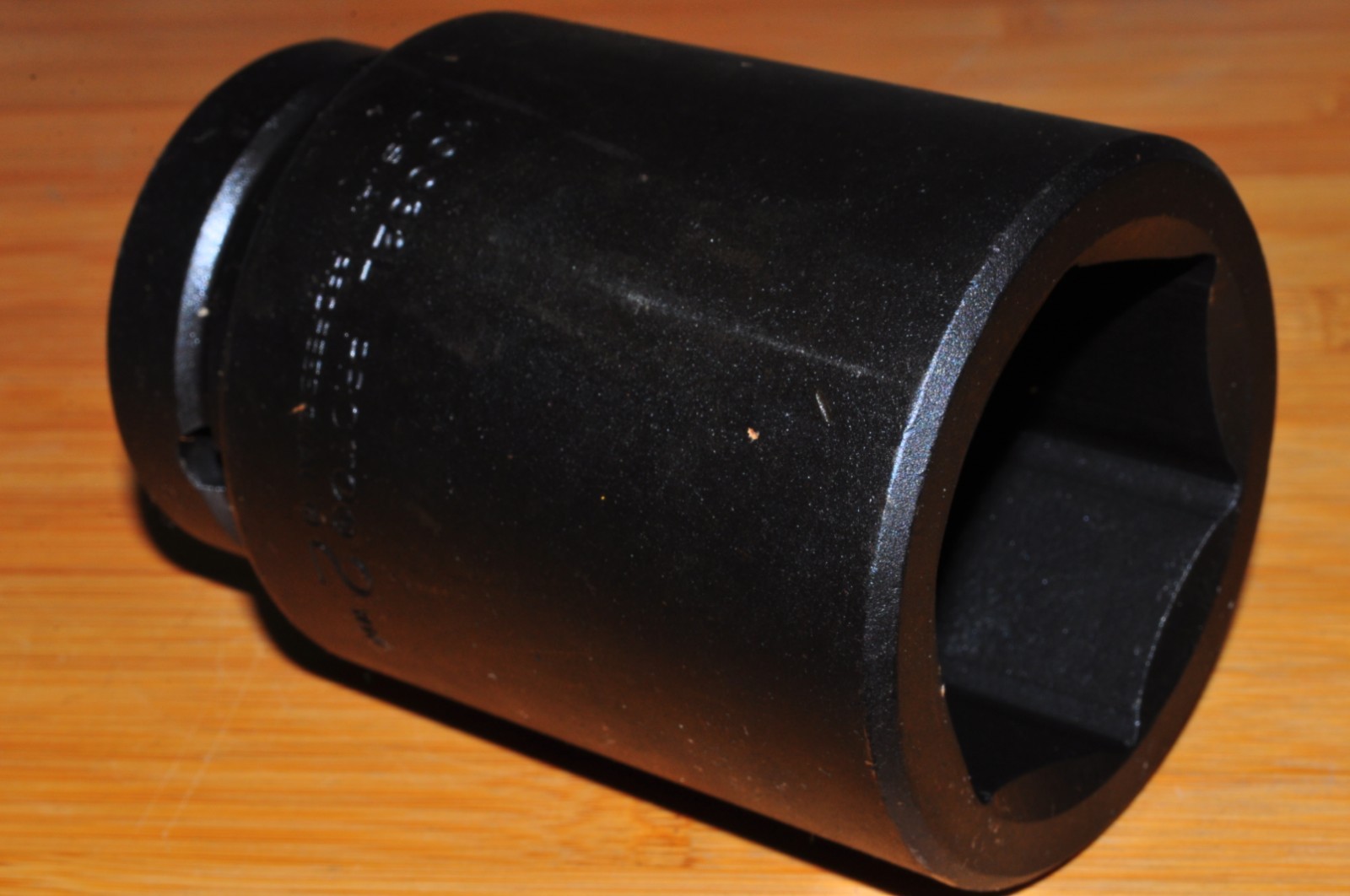 Proto Tools J10032L - Impact Socket - 2 in Socket, 1 in Drive, 6 PT, Black Oxide