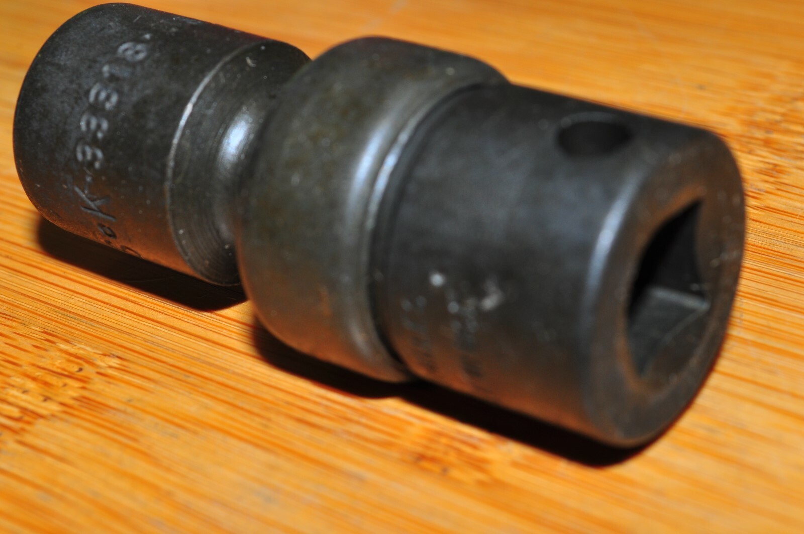 SK 33318 3/8" Drive 6 Point Swivel Impact Socket 9/16" made in USA - Image 3