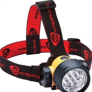 STREAMLIGHT 61052 SEPTOR RUBBER AND ELASTIC STRAP HEADLAMP