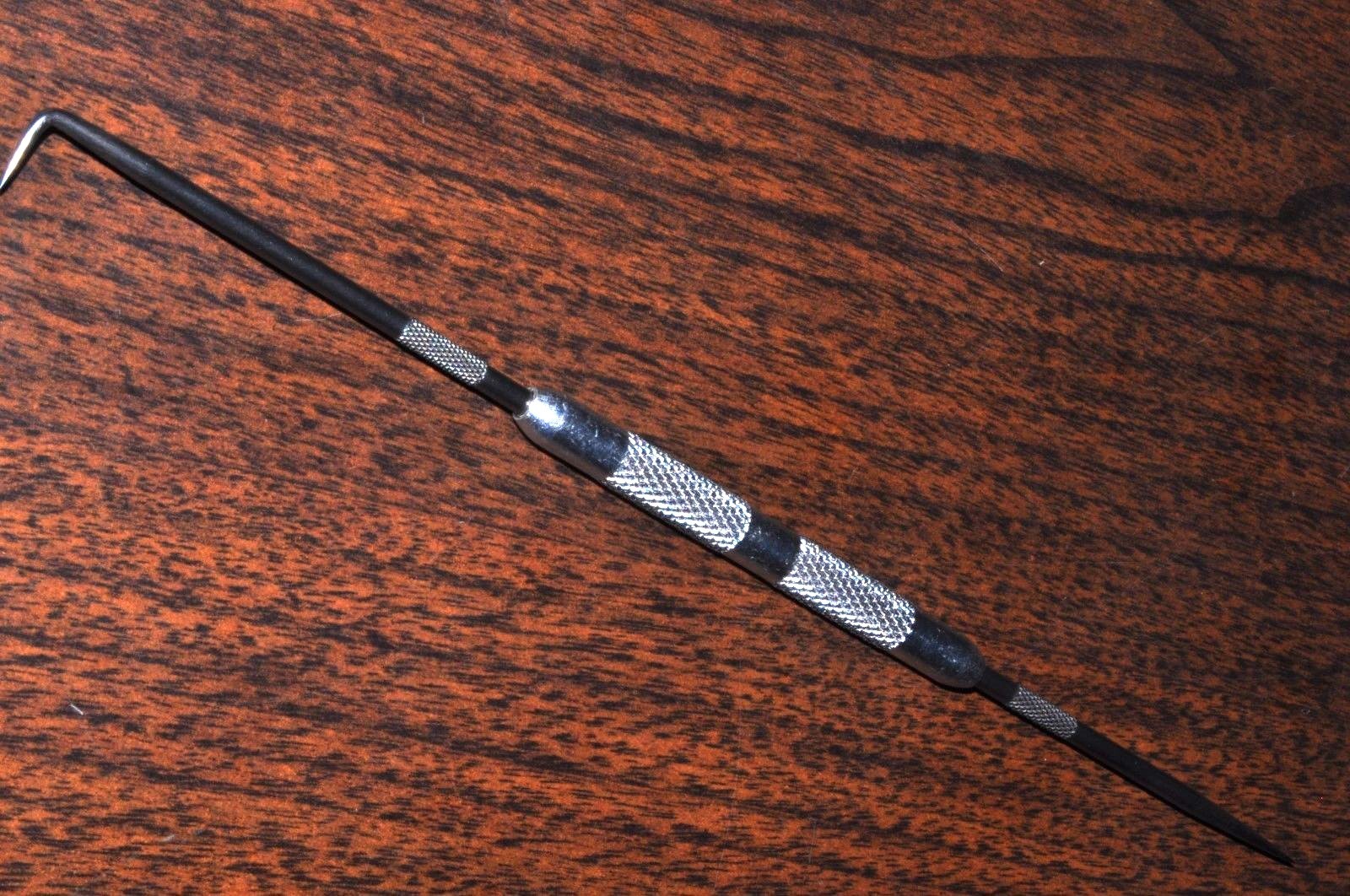 Scriber scribe 9-1/4" straight & 90°points Mark Metal,Soft Material Lisle 31870