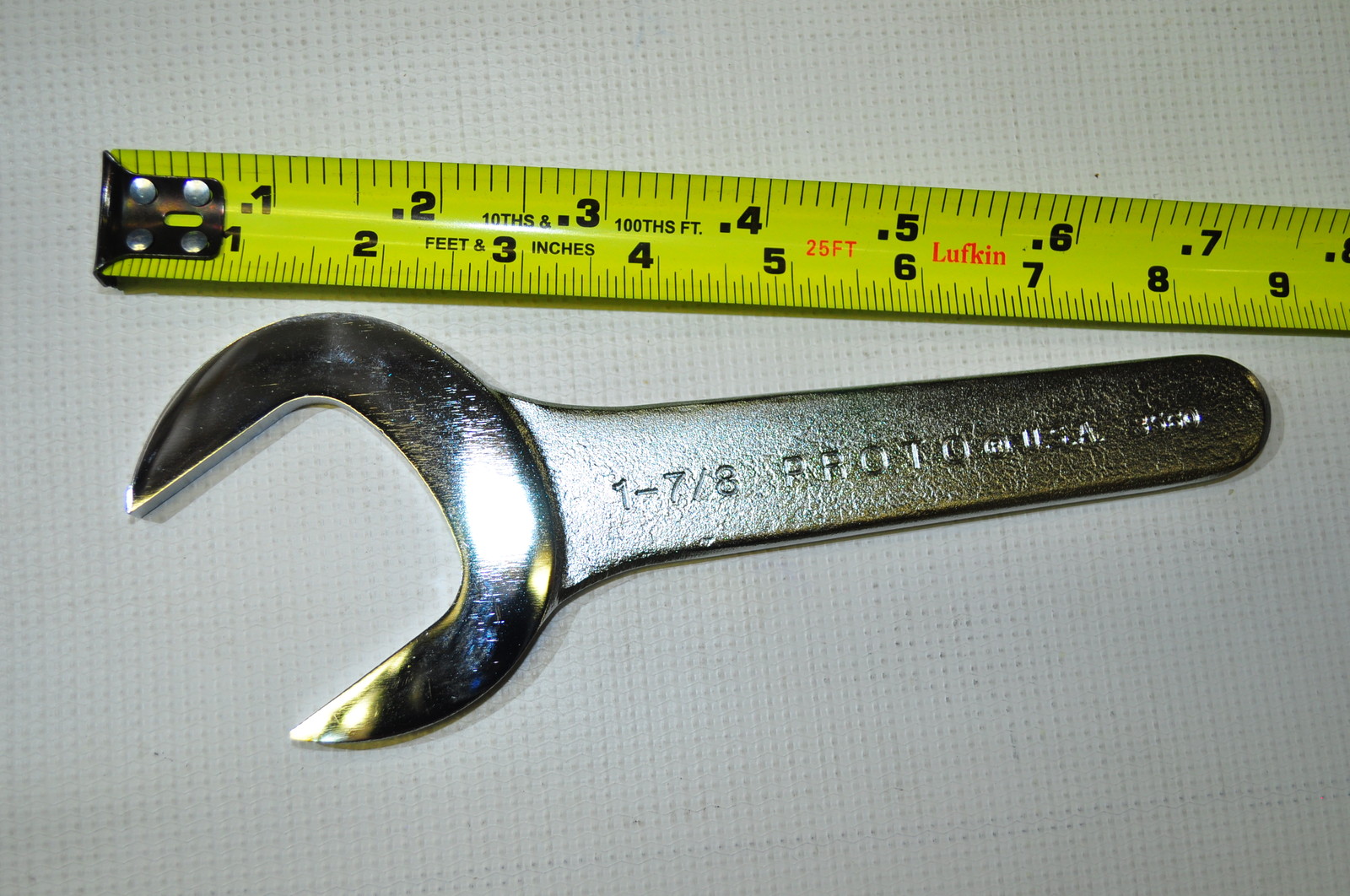 Short Thin Pattern  Service Wrench size 1-7/8" inch Proto® J3560 or  Martin 1260