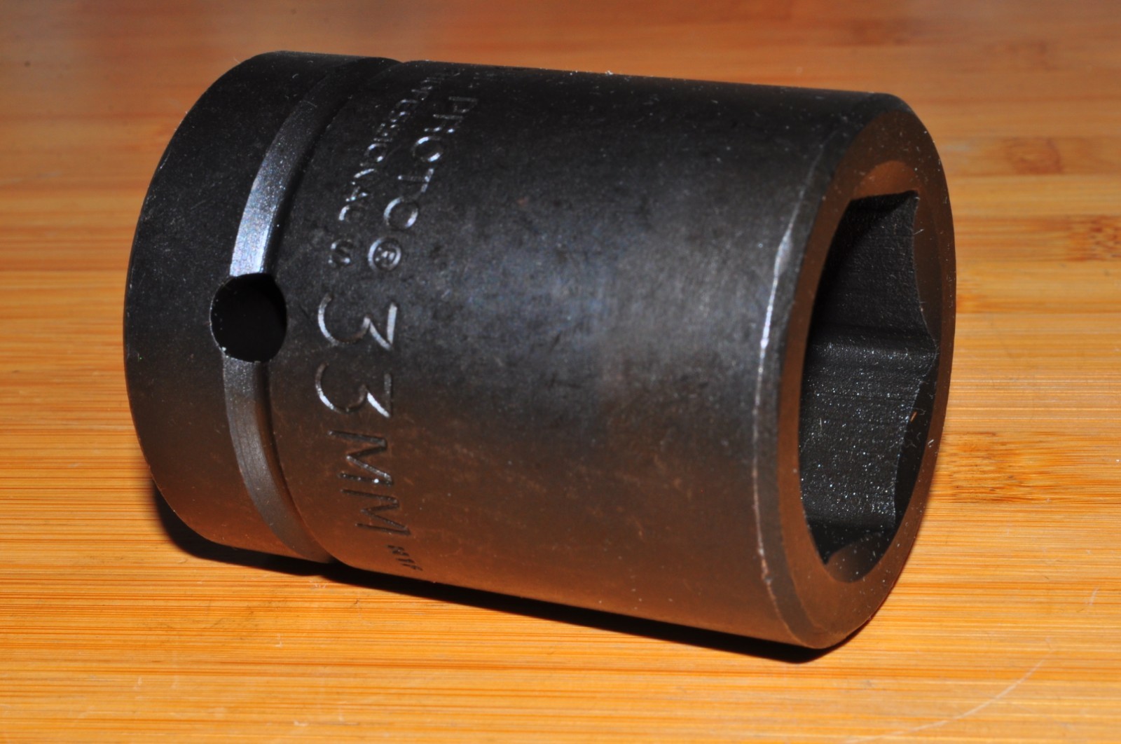Stanley Proto J10033M 6 Point 1" Drive Impact Socket, 33mm overall ln :2-11/16"