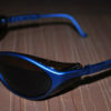 Uvex S1623 Bandit Safety Eyewear,Slate Blue Frame, Espresso Ultra-Dura coat Lens