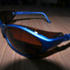 Uvex S1623 Bandit Safety Eyewear,Slate Blue Frame, Espresso Ultra-Dura coat Lens - Image 3