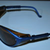 Uvex S1623 Bandit Safety Eyewear,Slate Blue Frame, Espresso Ultra-Dura coat Lens - Image 6
