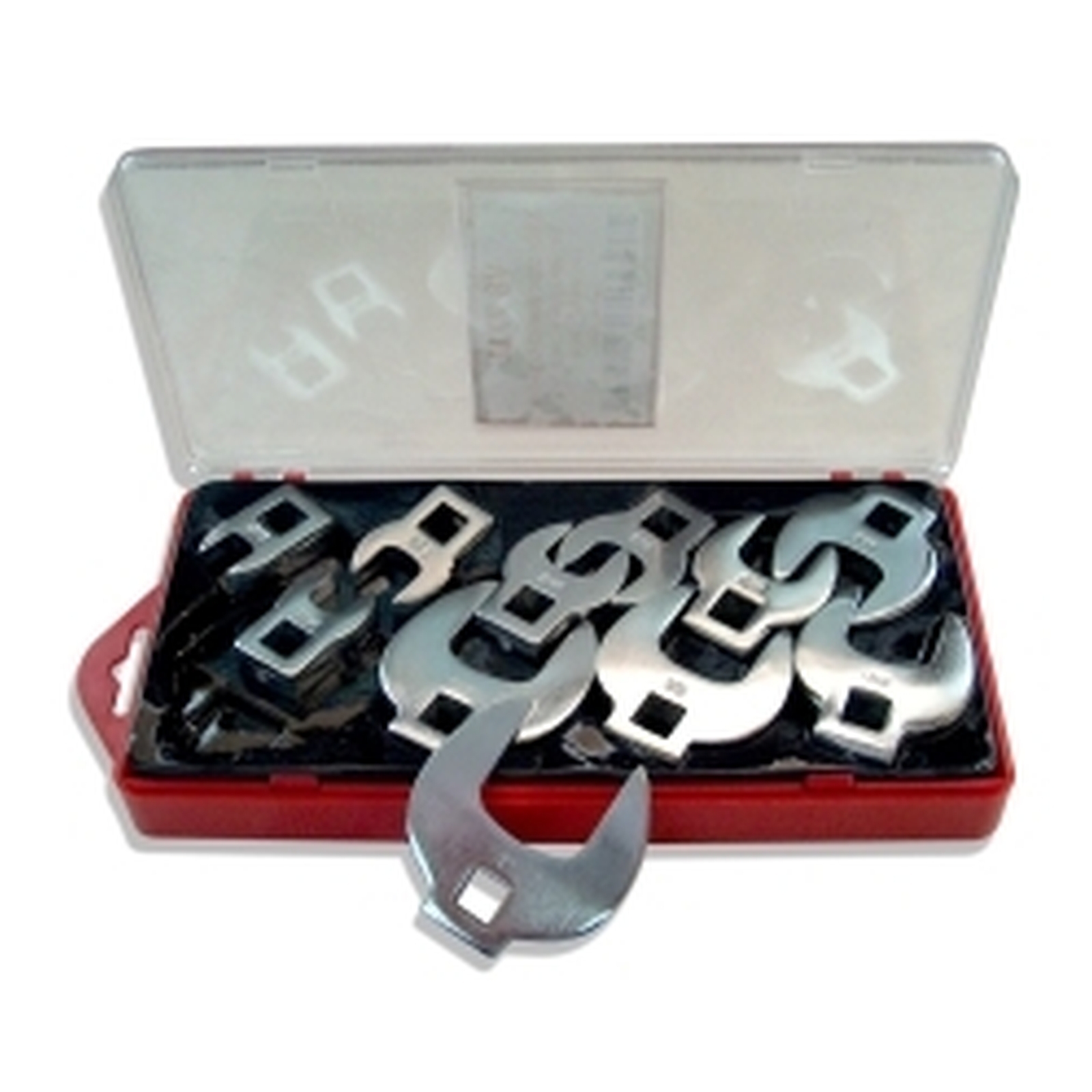 11 Piece 3/8" Drive SAE INCH SIZE Crowfoot Wrench Set V8T7711 3/8" to 1"