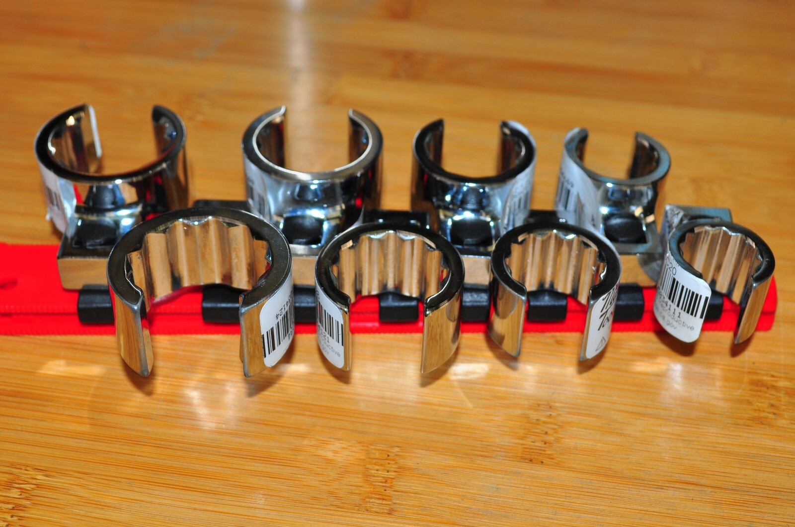 3/8" Drive Flare Nut 12 Point Wrench Set 8 pcs 5/8" to 1-1/16" Martin BC8K USA