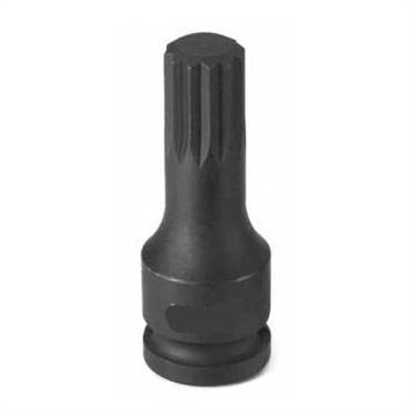 3/8" Drive x M14 Triple Square Driver 14 mm 12 points Grey Pneumatic GP 1114S
