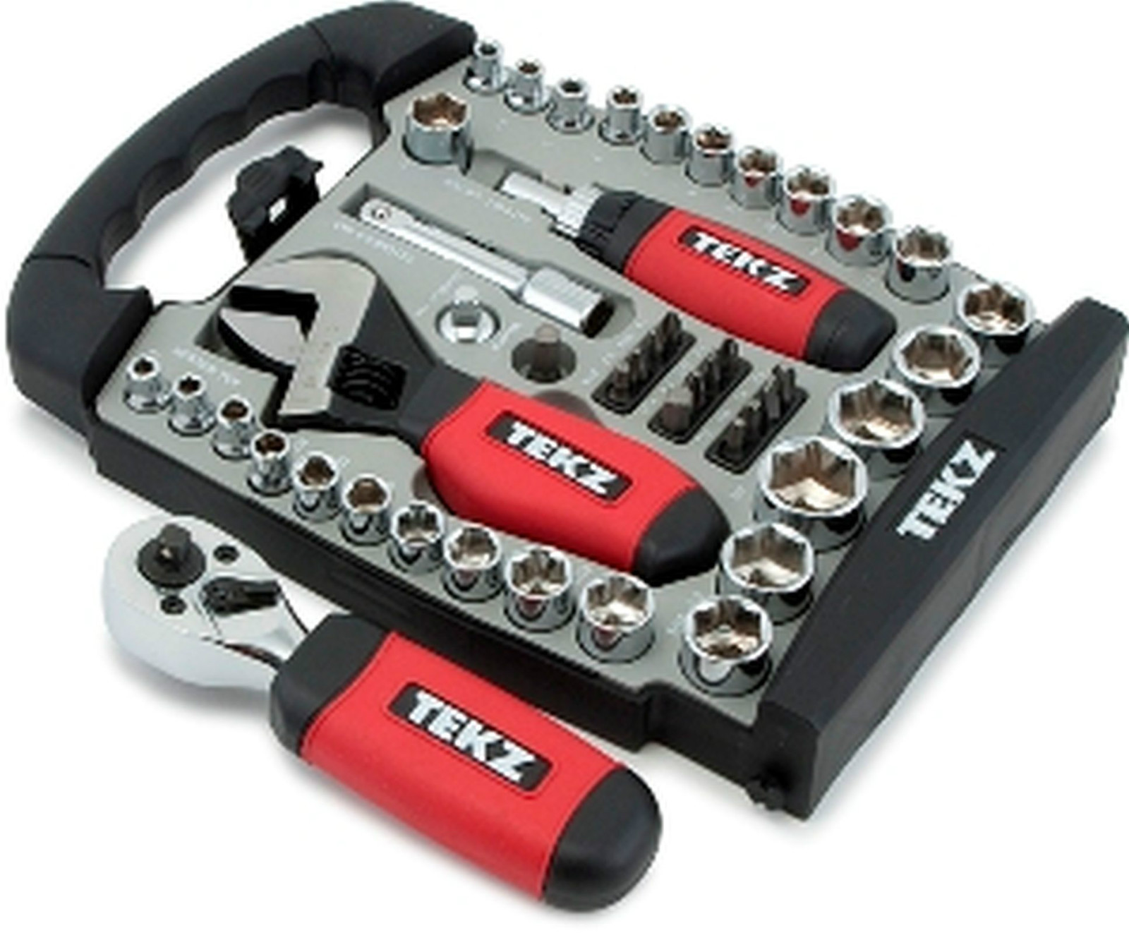 45 Piece 1/4in and 3/8in Drive Stubby Hand Tools Set Tit18020
