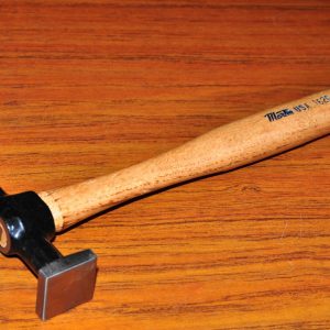 AUTO BODY SHRINKING HAMMER WITH SQUARE HEAD,WOOD HANDLE MARTIN 162G MADE IN USA