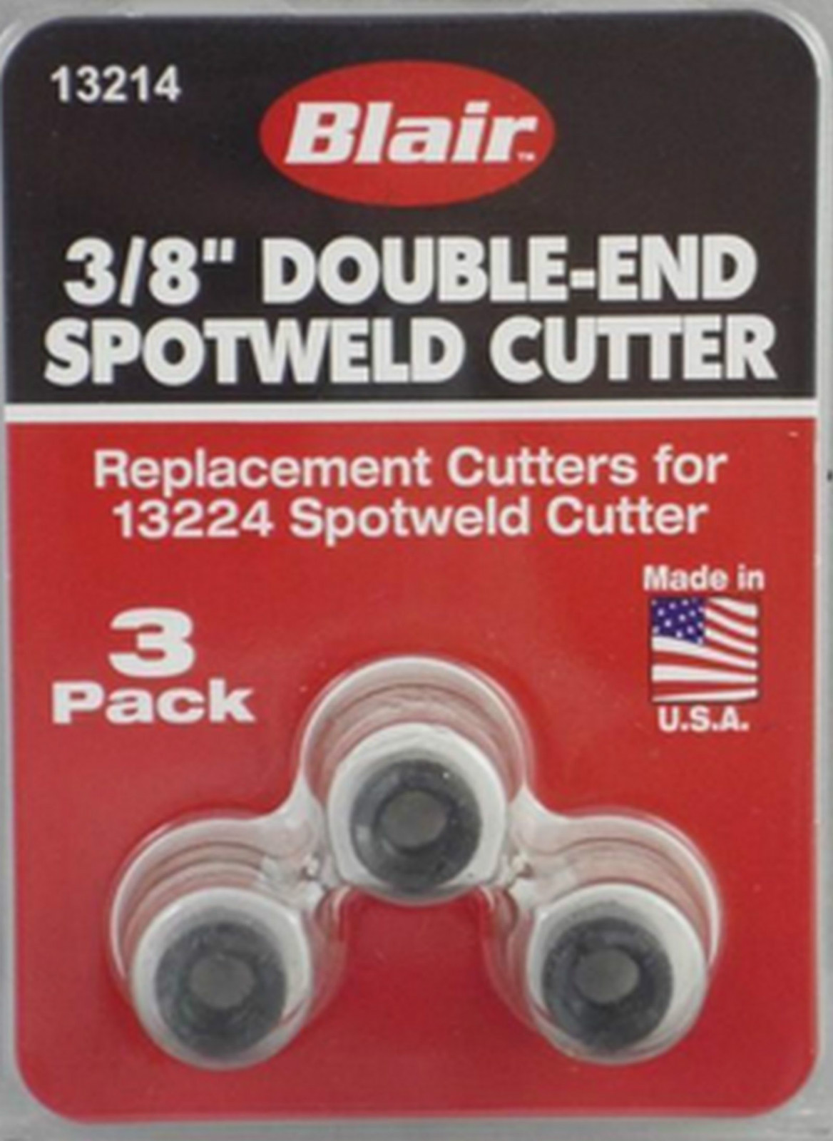 BLAIR 13214 3/8" Double-end Spotweld SPOT WELD  And Access Cutter [3 Pack]
