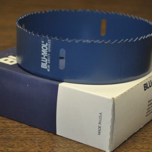 Blu-Mol 588 5-1/2"  BI-METAL Hole Saw Shatterproof 1-1/8"Cutting Depth USA