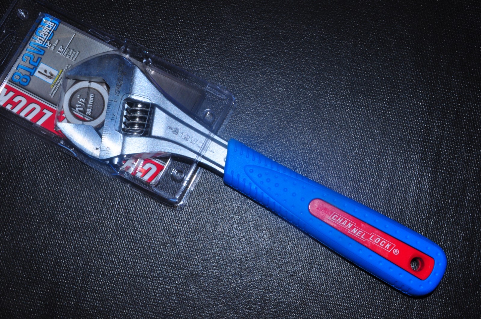 CHANNELLOCK® 812WCB 12 INCH Wide Adjustable Wrench OPEN 1-1/2"