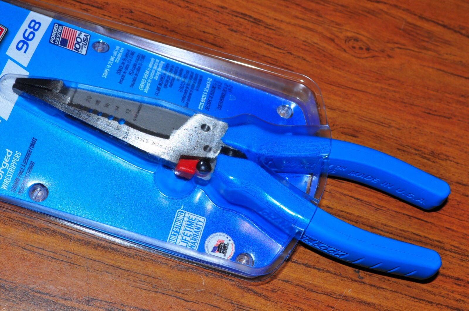 Channellock 968 7-1/2" FORGED WIRE STRIPPER, CUTS PLIER MADE IN USA