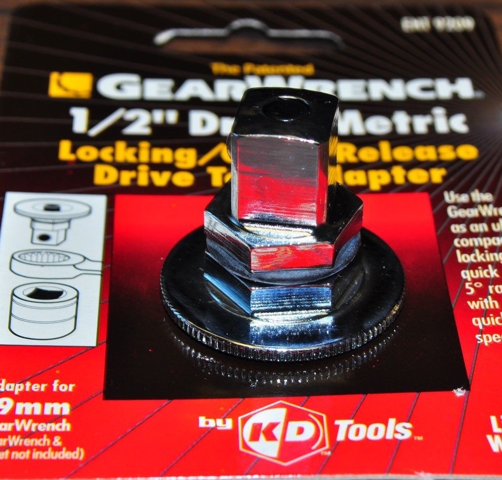 Danaher KD 9209 Wrench Drive Adapter 19mm Hex to 1/2" Drive Square w/speed wheel