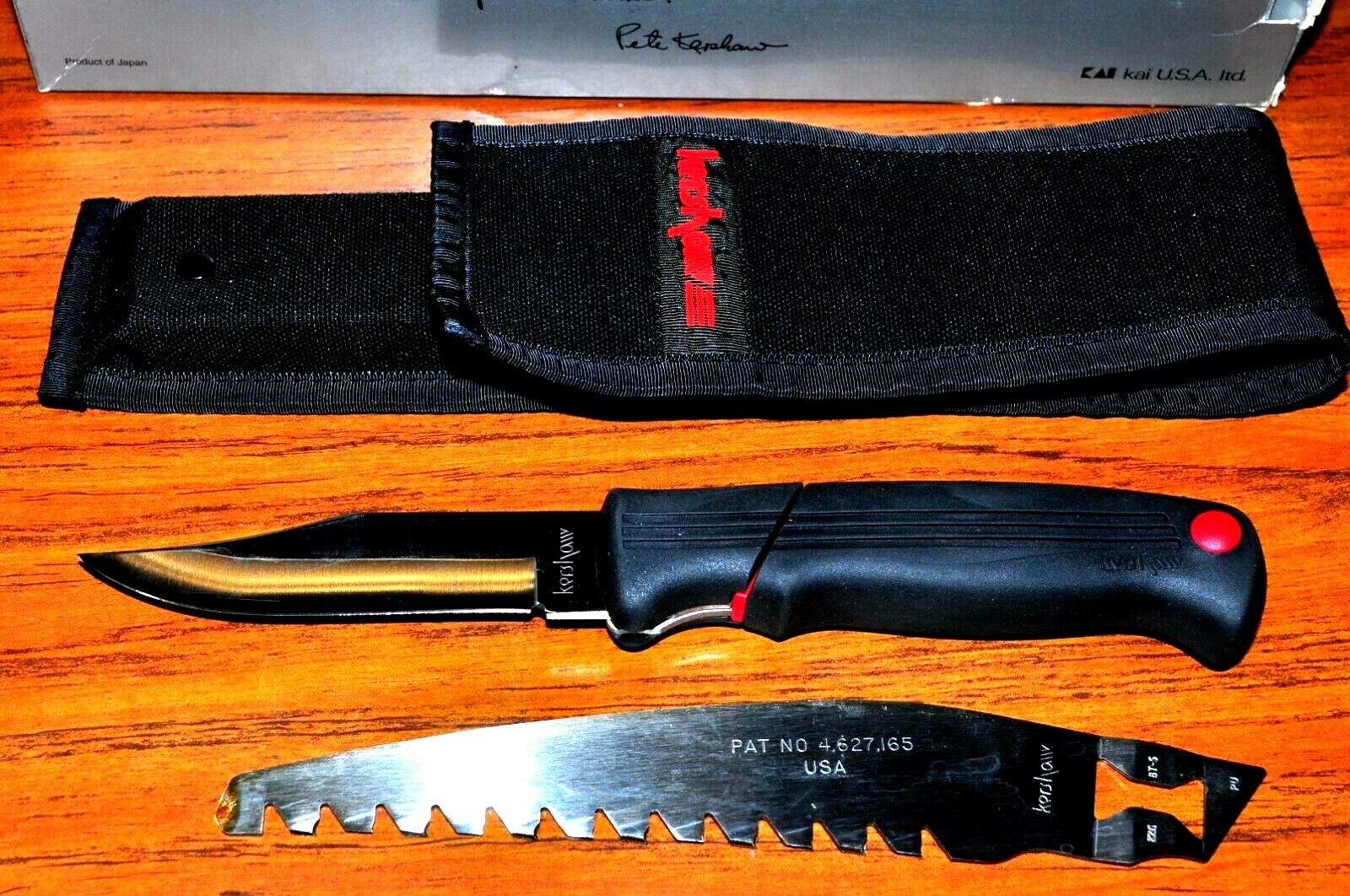 KERSHAW 1094HBT  HUNTER'S BLADE TRADER with Saw 2 pcs  MADE IN USA. JAPAN
