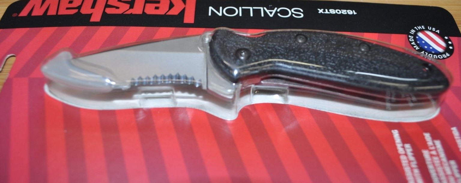 Kershaw 1620STX Scallion, Serrate Knife 5-3/4" Ln Made in USA