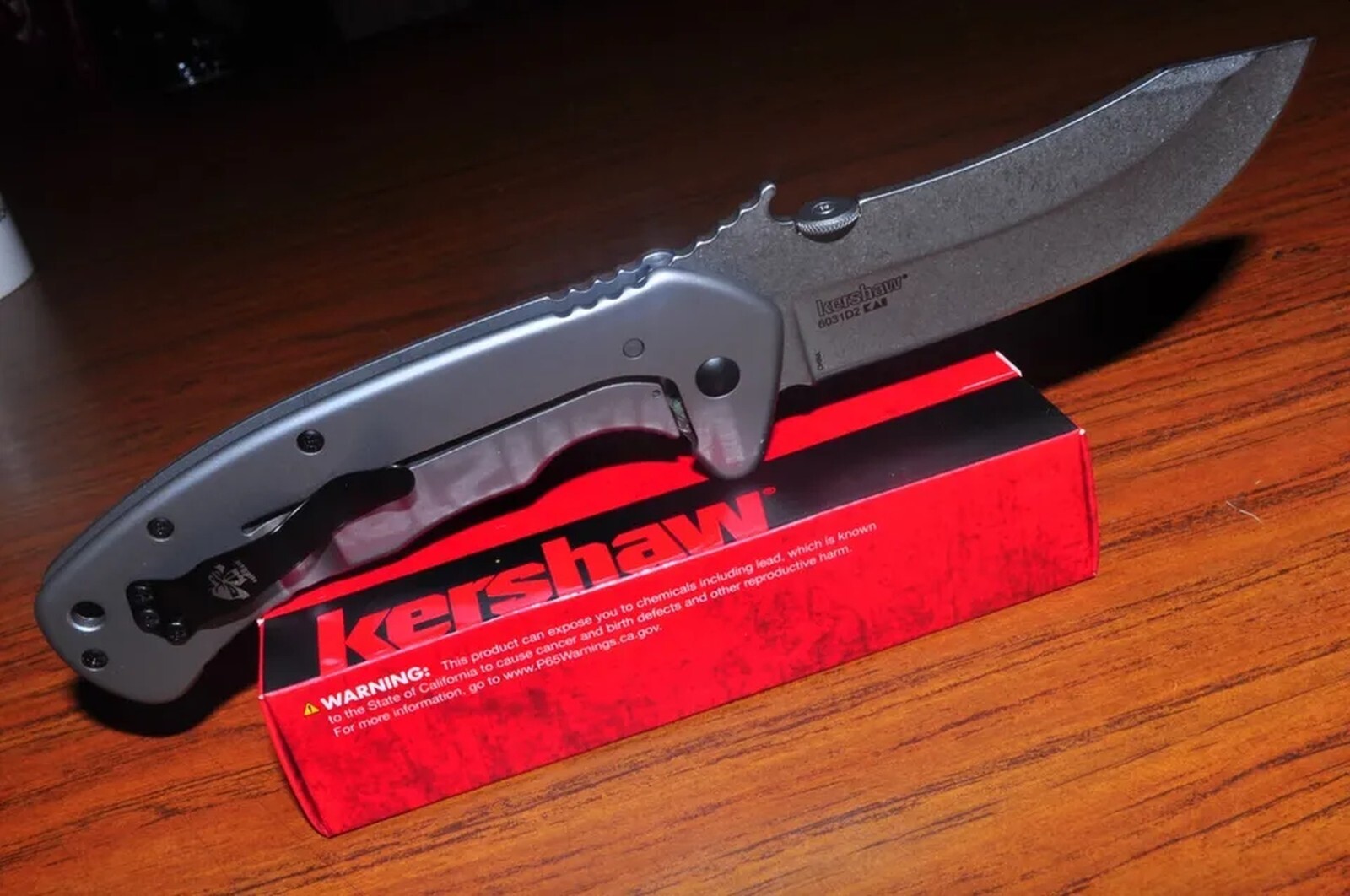 Kershaw 6031D2 Emerson Rendezvous Hunting Knife D2 Blade G10 Handle CQC-11K D2