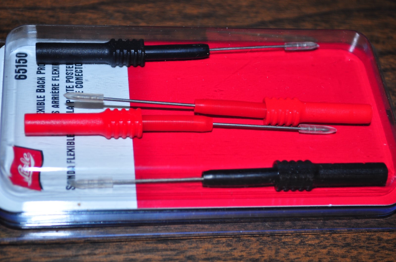 Lisle 65150 Flexible Back Probes, 4pc ,3-3/4" long  used up to 30 Volts