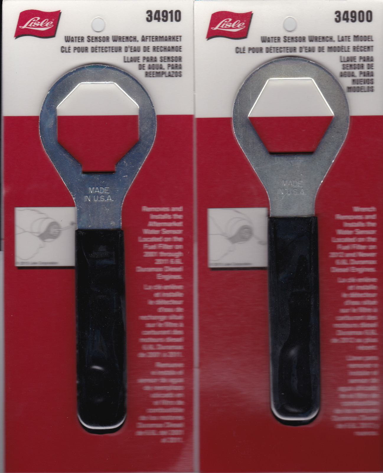 Lisle Water Sensor Wrench for Late Model sensors  Duramax  2001-2011-2012 after