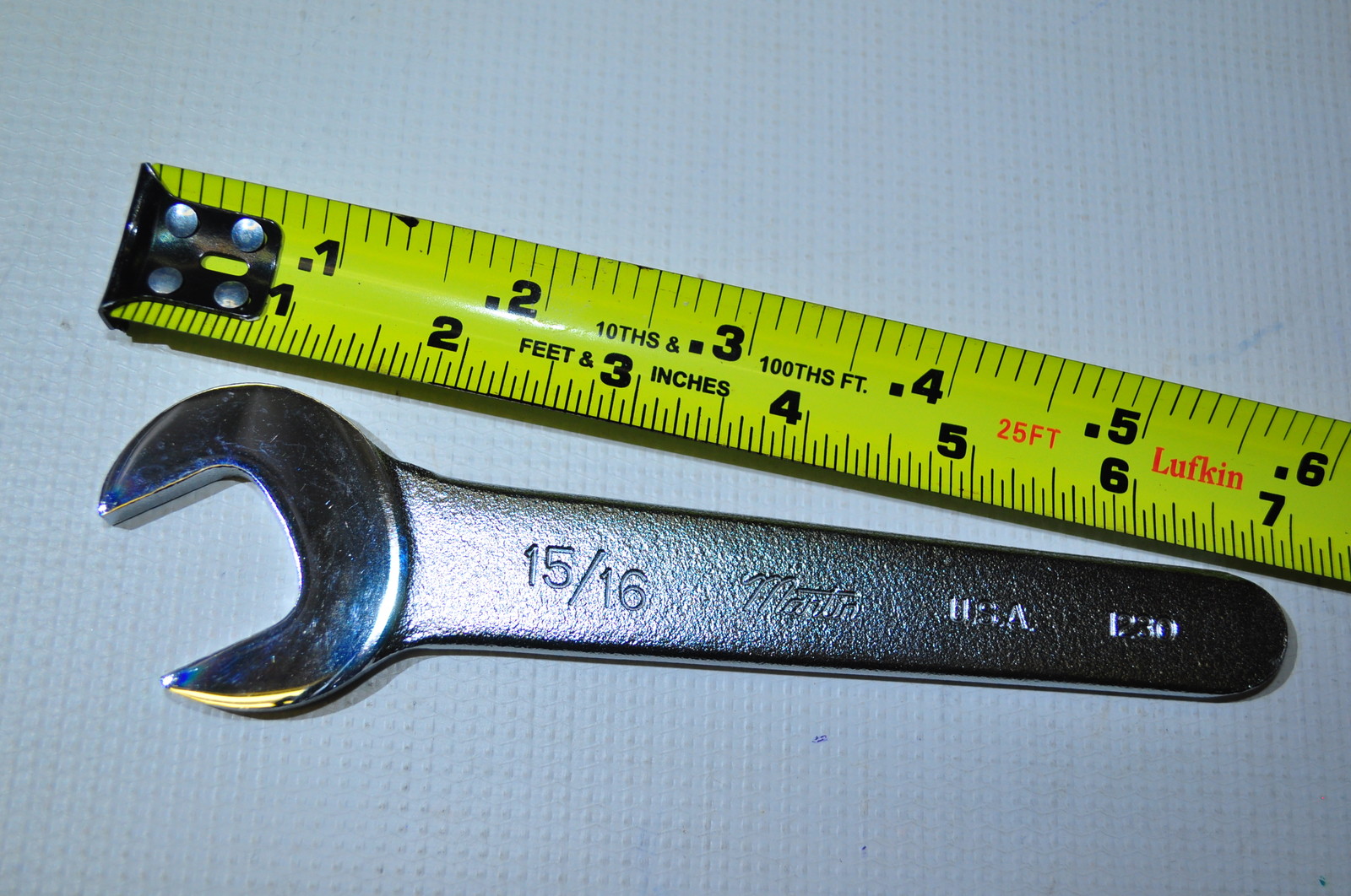 Martin 1230 Short Thin Pattern Service Wrench size 15/16" inch Thickness 6mm USA