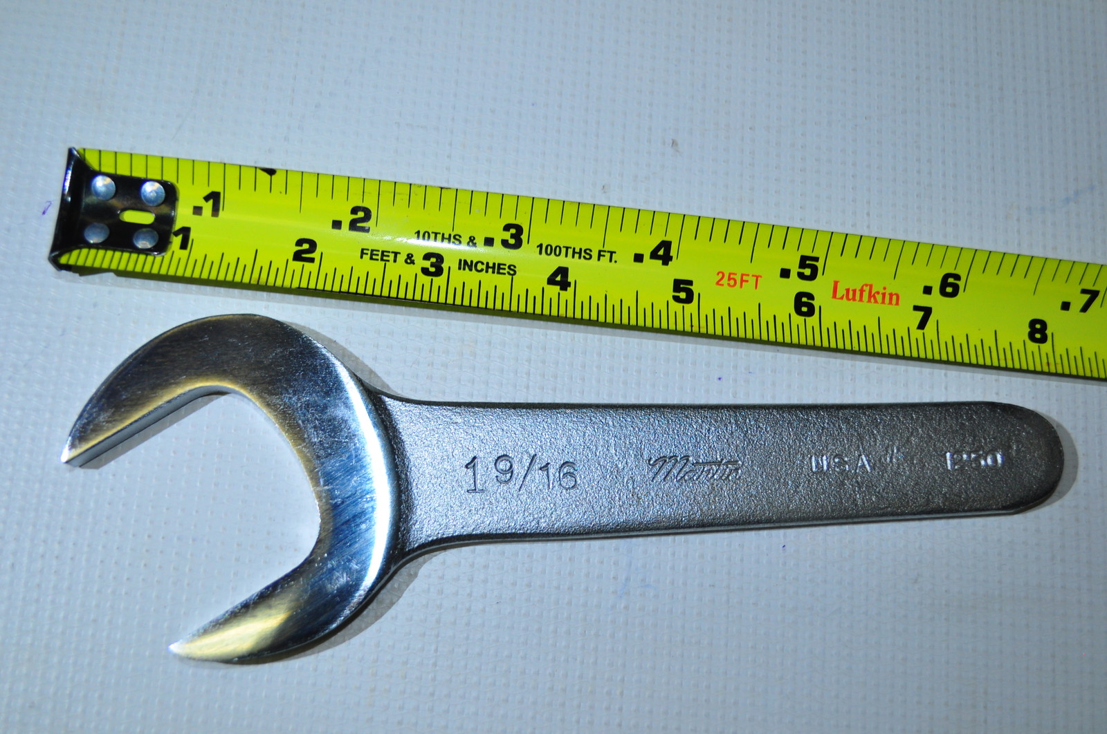 Martin 1250 Short Thin Pattern Service Wrench size 1-9/16" inchThickness 6mm USA
