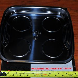 PARTS TRAY MEGA MAG -STAINLESS STEEL 11-1/2" x 11" QUAD SUNEX 8817