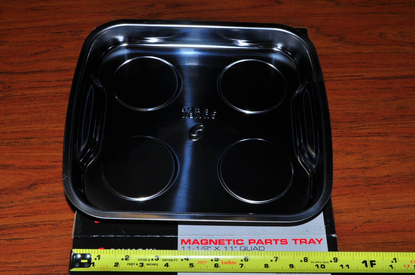 PARTS TRAY MEGA MAG -STAINLESS STEEL 11-1/2" x 11" QUAD SUNEX 8817