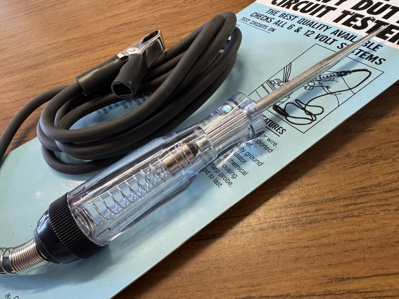 Tool Aid SG 27000 Lifetime Heavy Duty Circuit Tester•Checks 6 and 12 volt syste