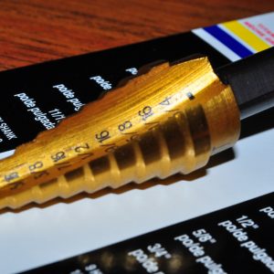 UNIBIT 3T STEP DRILL TITANIUM 1/4-3/4" 9 HOLE SIZES IRWIN 15103 MADE IN USA