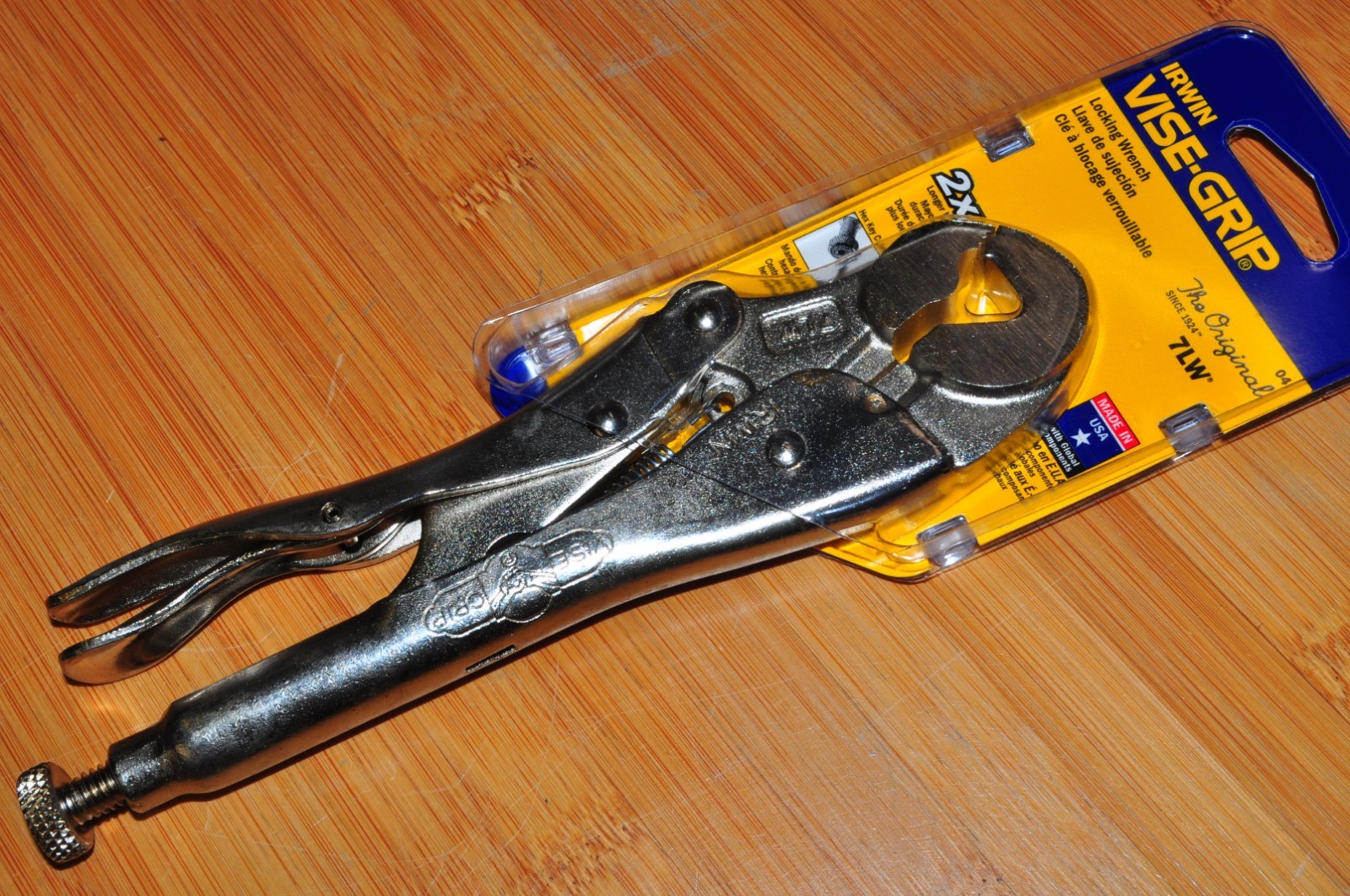 VISE GRIP 7LW 7" LOCKING WRENCH PLIERS MADE IN USA  7 LW