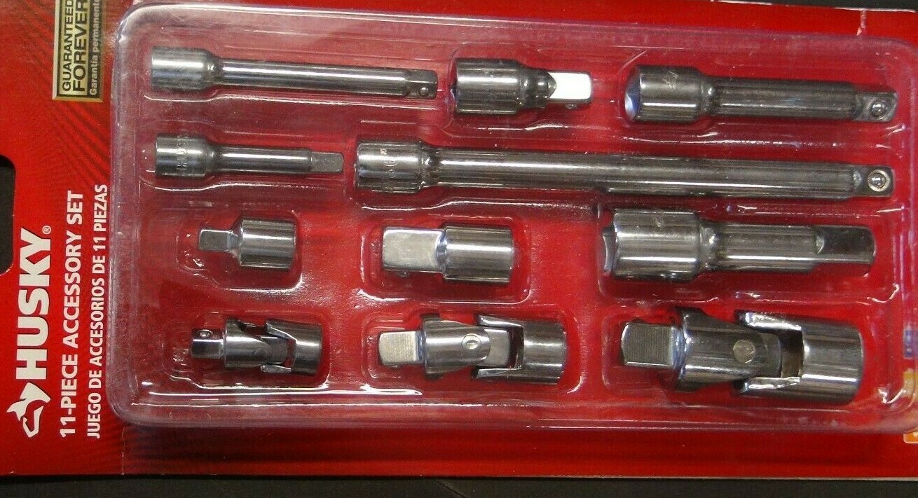 11 pcs Universal joint ,extrend bar ,adapter accessory kit H 769101