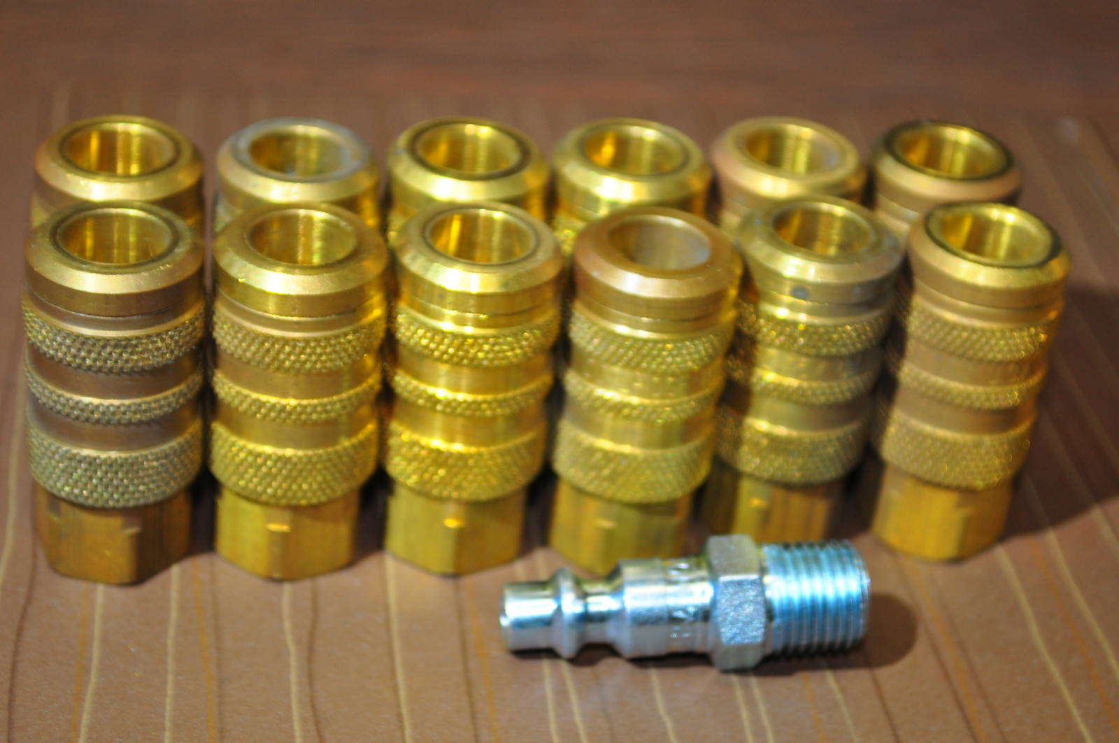 Air Coupler 1/4" Female Body M-Style Coilhose 15X fits amflo CP20, Milton 727USA