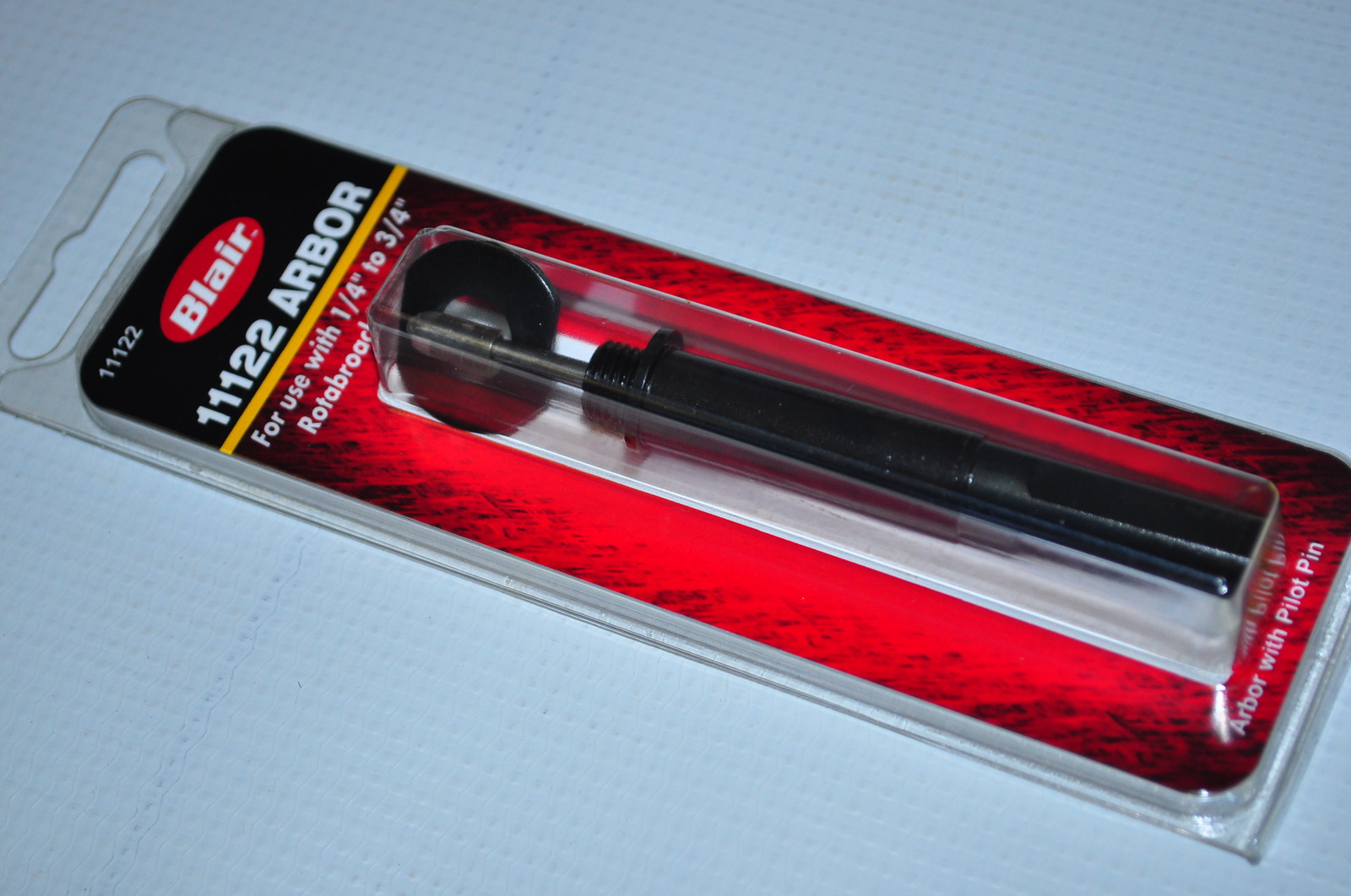 BLAIR 11122 Arbor for Rotabroach Hole Cutters, 1/4" to 3/4".Made in USA