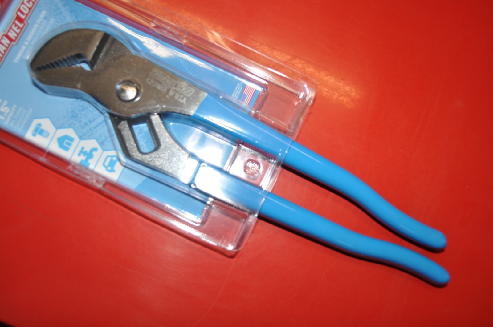 CHANNELLOCK® 420 9-1/2" Straight Jaw Tongue & Groove Pliers USA
