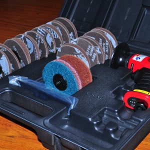 CHICAGO PNEUMATIC CP 7202D 3" Rotary Mini Disc Sander Kit w/Prep Pads,Holder