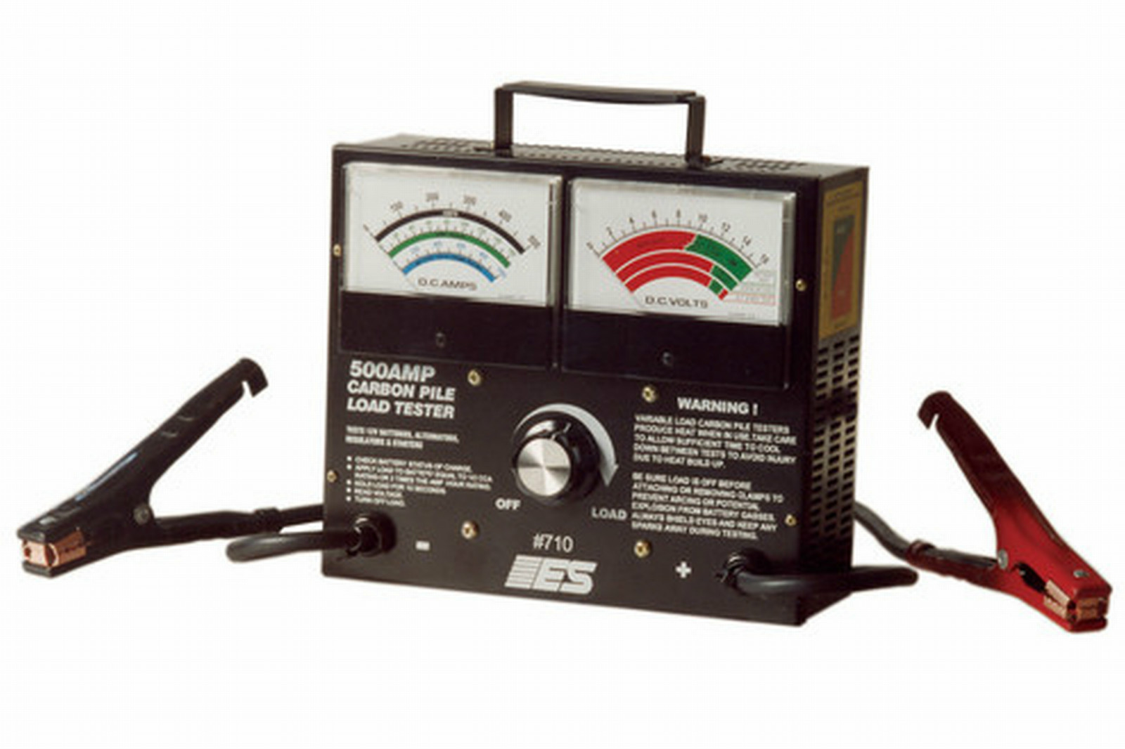 ESI 710 BATERY LOAD TESTER 500 AMP ADJUSTABLE CARBON PILE LOAD TESTER
