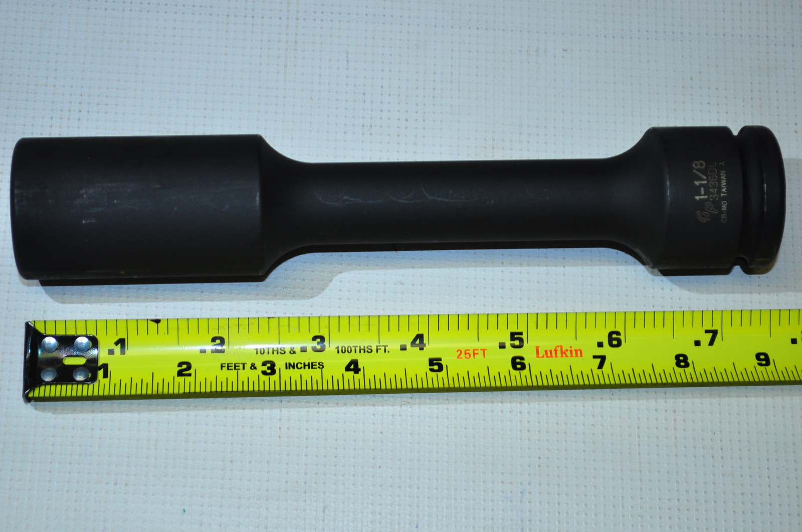 Grey Pneumatic 3436DL 3/4" Drive x 1-1/8" Deep Impact Socket  Extra-Long 9" long