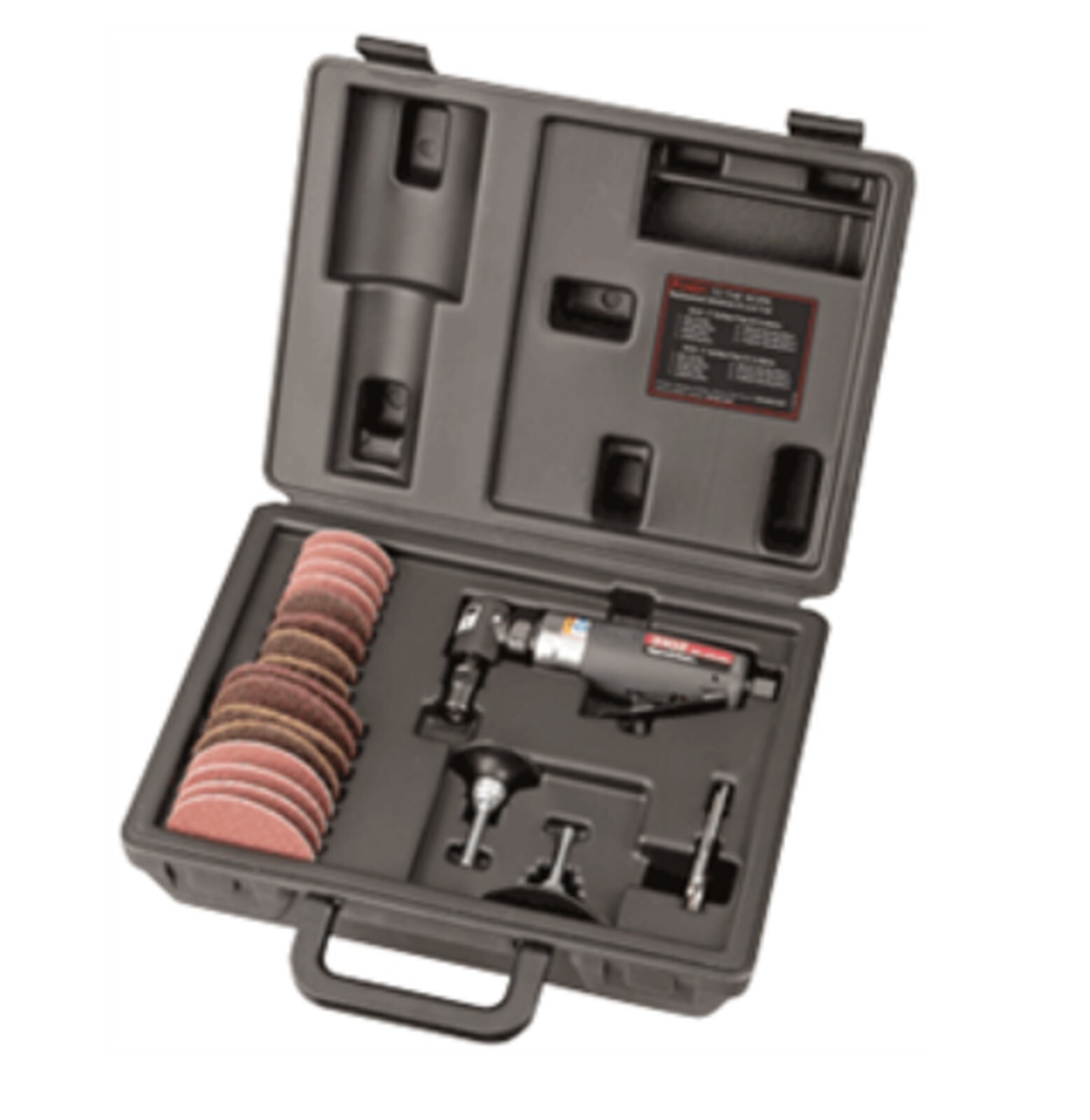 Ingersoll Rand 3102K Super Duty Air Angle Die Grinder Surface Prep Kit