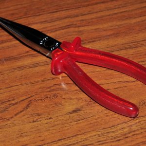 KNIPEX 38-200 8" LOng Nose Chrome Plated Insulated Plier Made in Germany