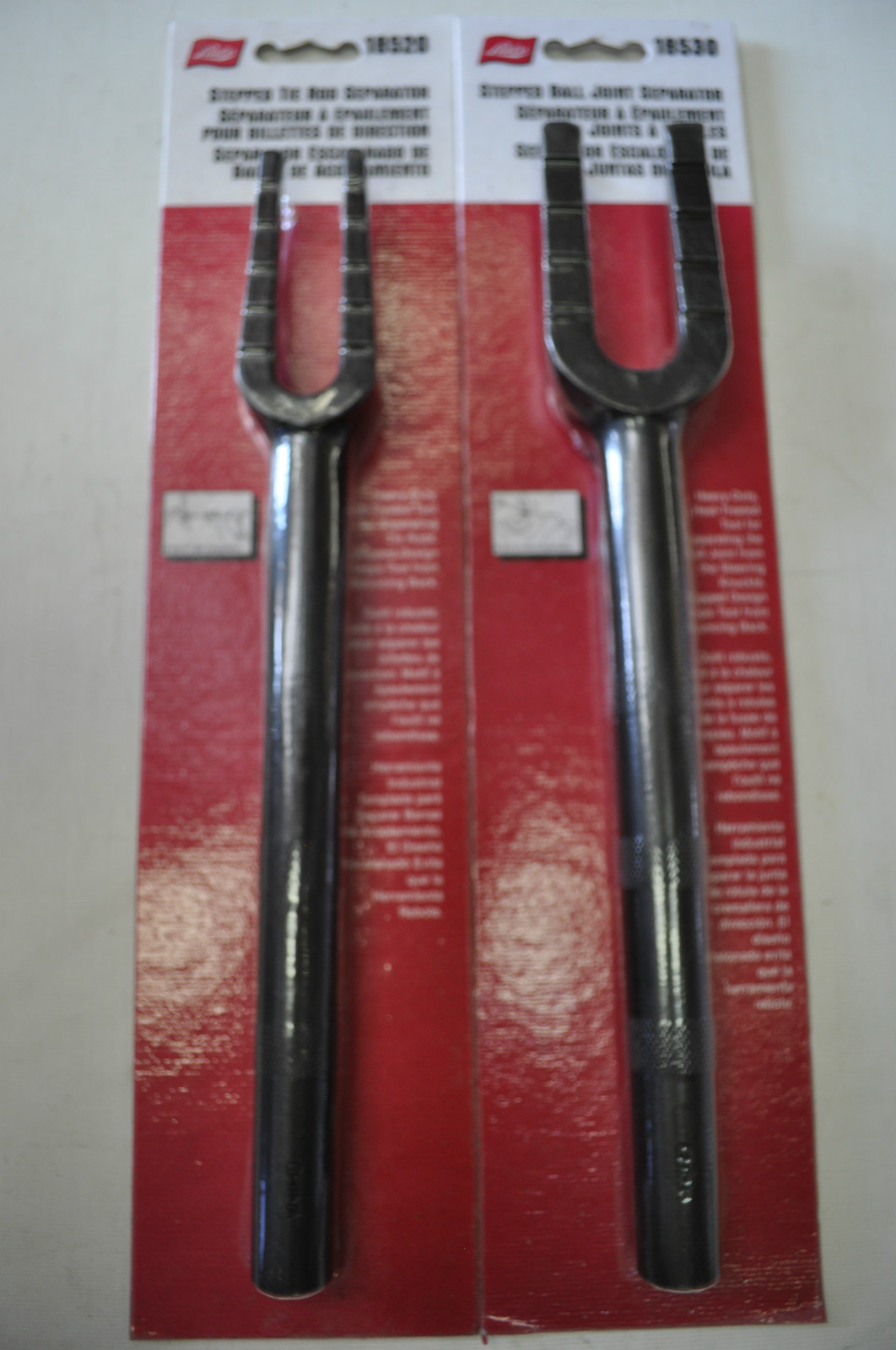 LISLE 18520 Stepped Tie Rod Separator, 18530 Stepped  Ball Joint Separator set