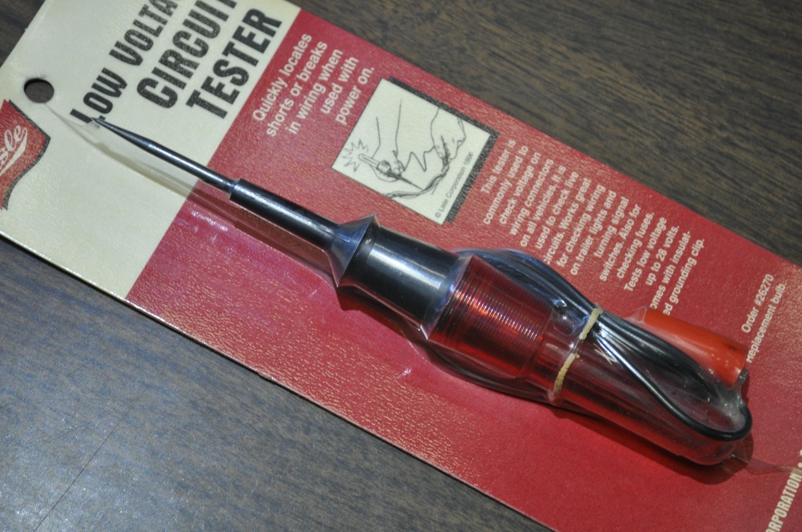 Lisle 26250 Low Voltage Circuit Tester Range : 0-12 Volts AC & DC
