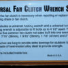 Lisle 42920 Universal Fan Clutch Wrench Set Made in USA - Image 4