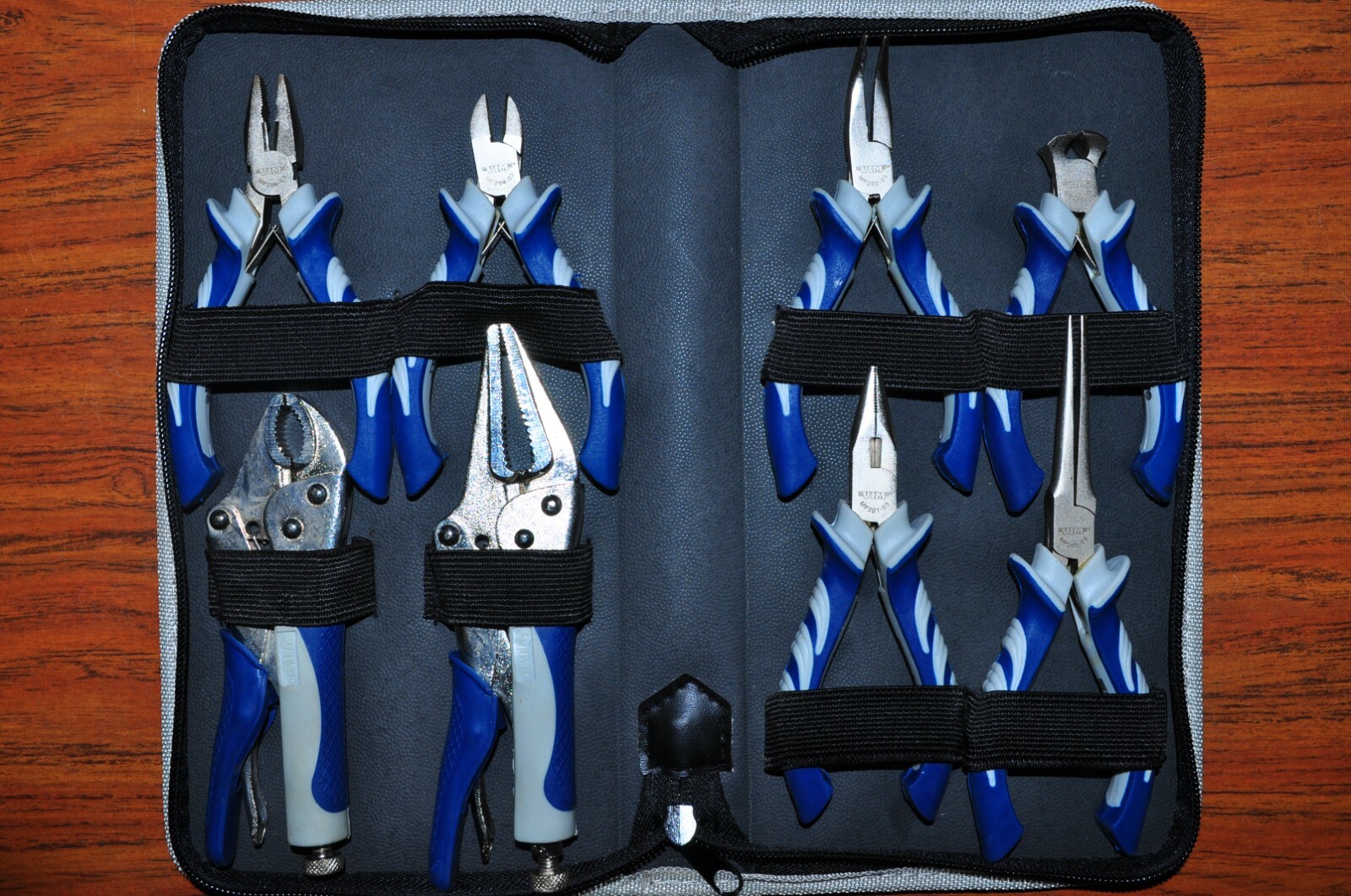 Miniature Precision Pliers Set, 8 pc., with padded carrying case VIM MP200