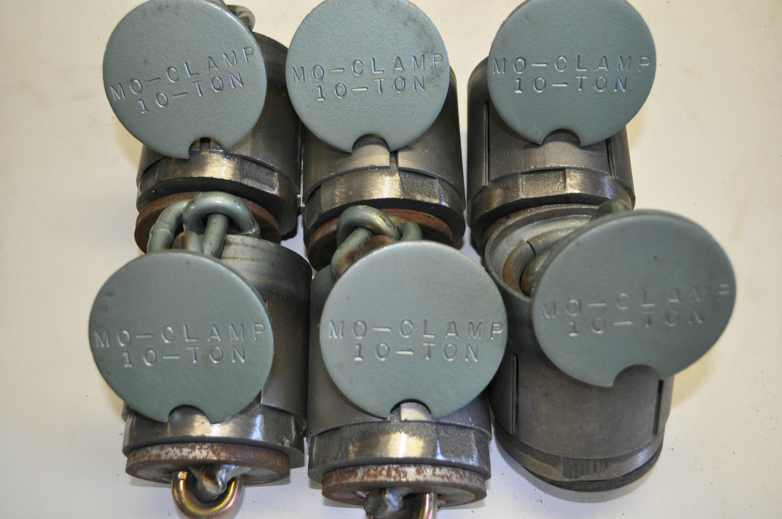 Mo-Clamp #3071 Mo-Ty™ Chain Anchor Pot MOCLAMP BOX of 6 pcs. Made in USA