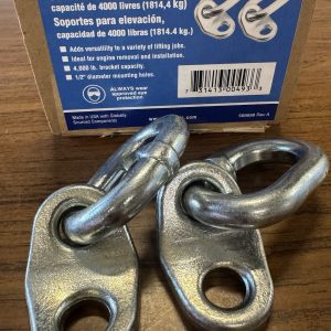 OTC 2pc 4,000lb Universal Chain Lifting Brackets w/ 1/2" Holes  OTC 7100