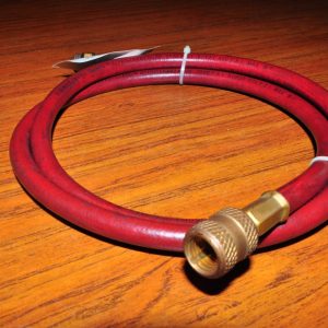 Robinair 63060 Enviro-Guard Hose for R-134a 60", Red Made in USA