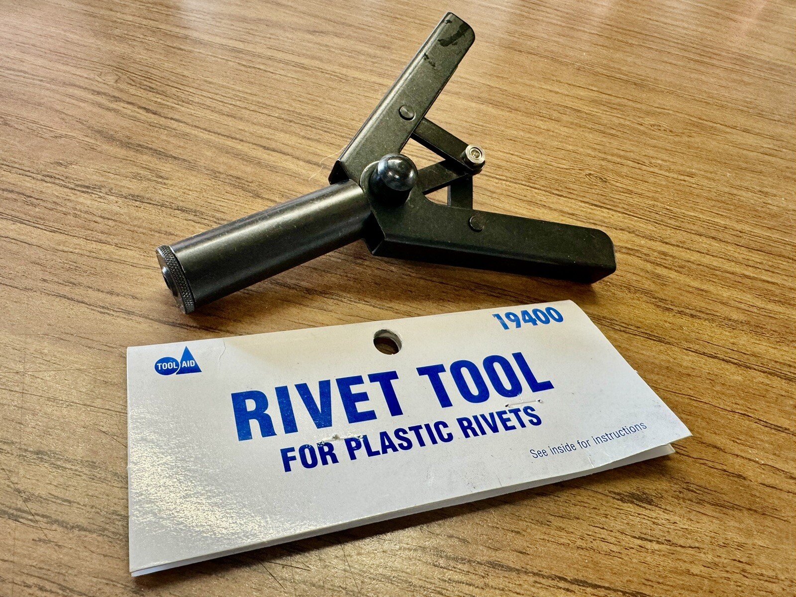 S&G Tool Aid 19400 Rivet Tool for Plastic Rivets, Plastic riveter. S & G ToolAid